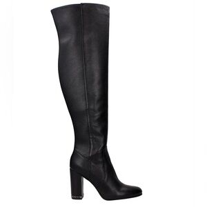 Michael Kors Sabrina Elegant Black Knee-High Women's Boots